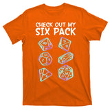 Check Out My Six Pack DND Dice Dungeons And Dragons T-Shirt