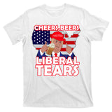 Cheers Beers Liberal Tears Pro Trump T-Shirt