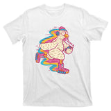 Chicken Roller Skating T-Shirt
