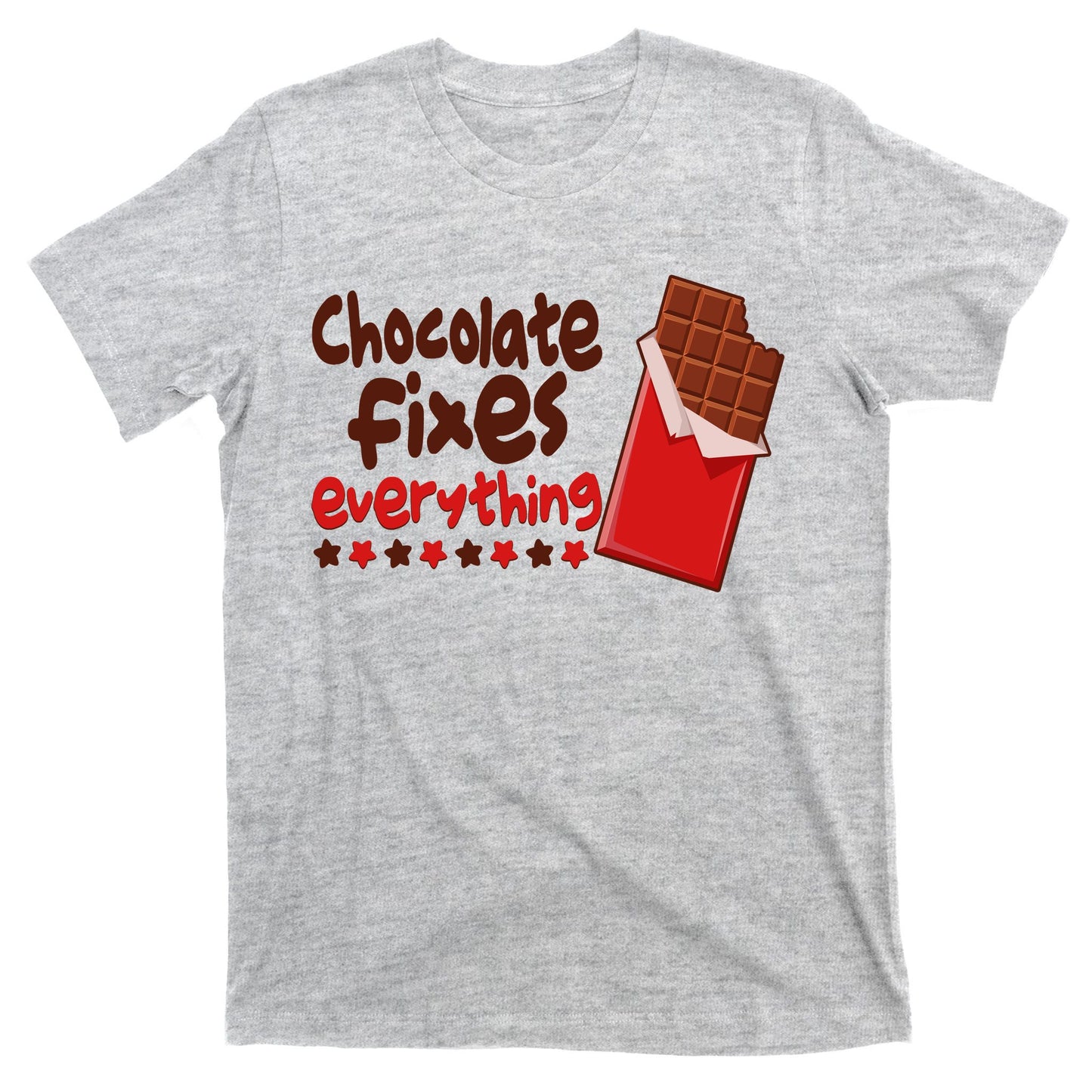 Chocolate Fixes Everything Chocolate Candy Bar T-Shirt