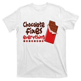 Chocolate Fixes Everything Chocolate Candy Bar T-Shirt