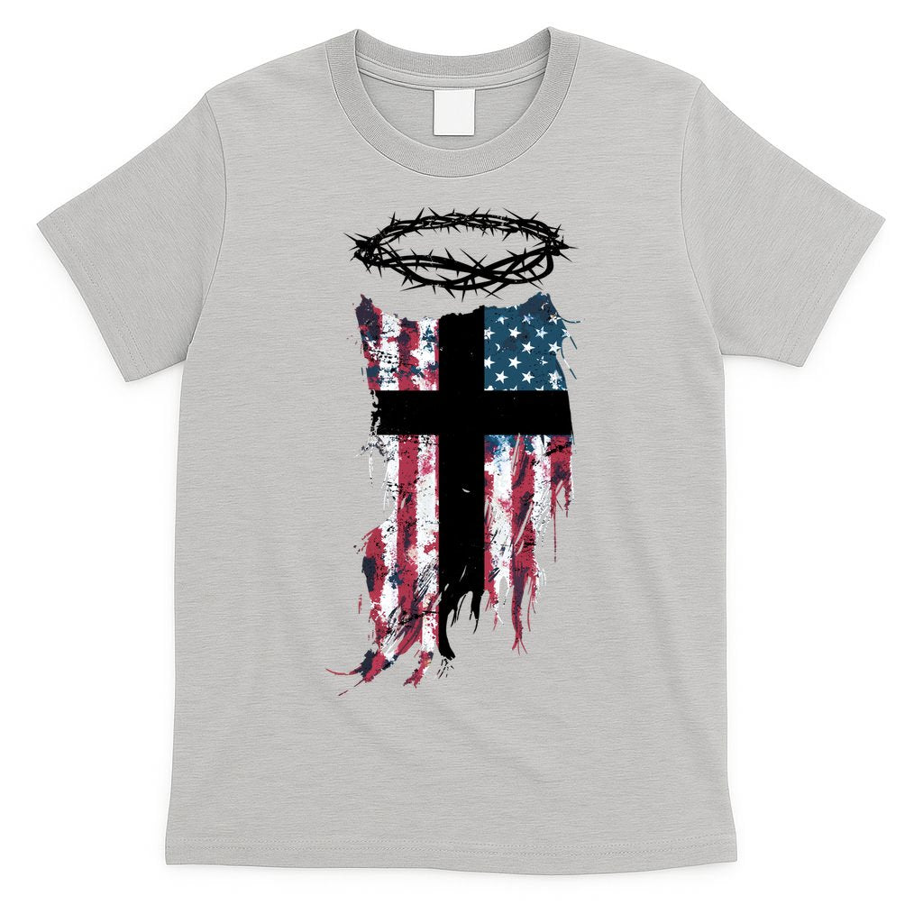 Christian Patriotic USA Flag T-Shirt