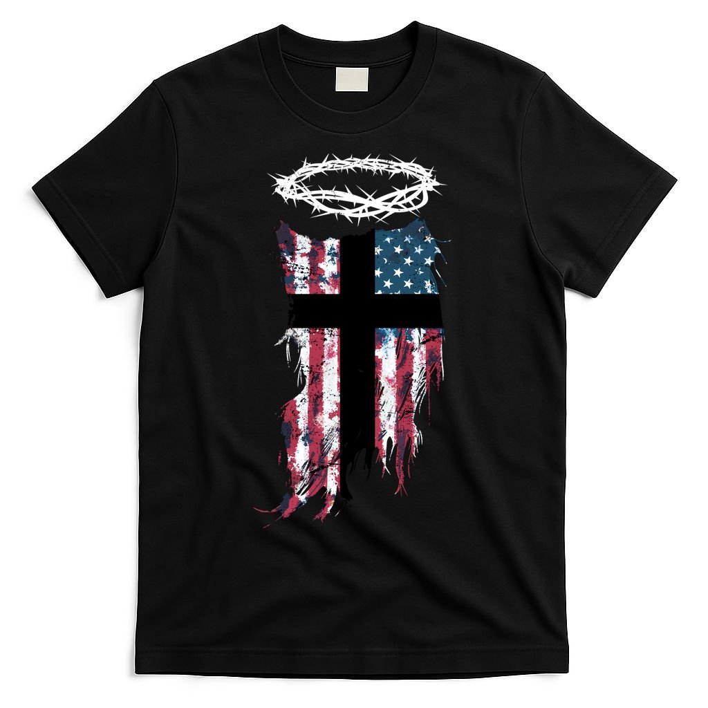 Christian Patriotic USA Flag T-Shirt