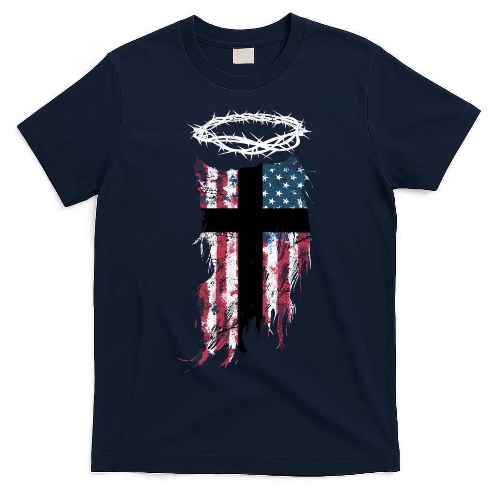 Christian Patriotic USA Flag T-Shirt