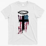 Christian Patriotic USA Flag T-Shirt