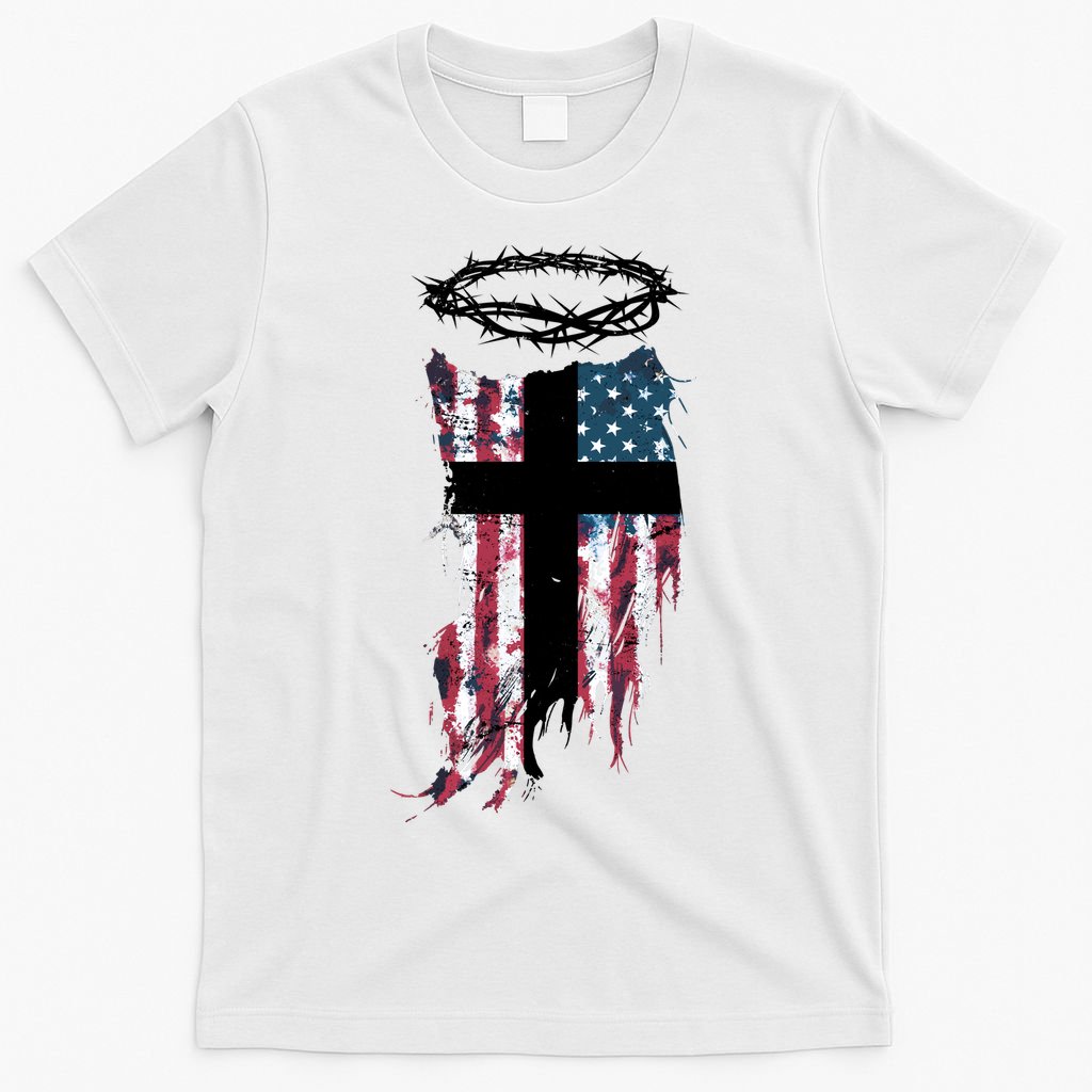 Christian Patriotic USA Flag T-Shirt