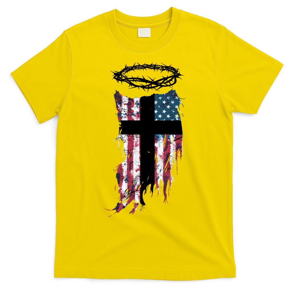 Christian Patriotic USA Flag T-Shirt