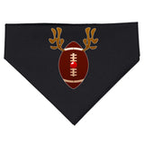 Christmas Football Reindeer  USA-Made Doggie Bandana