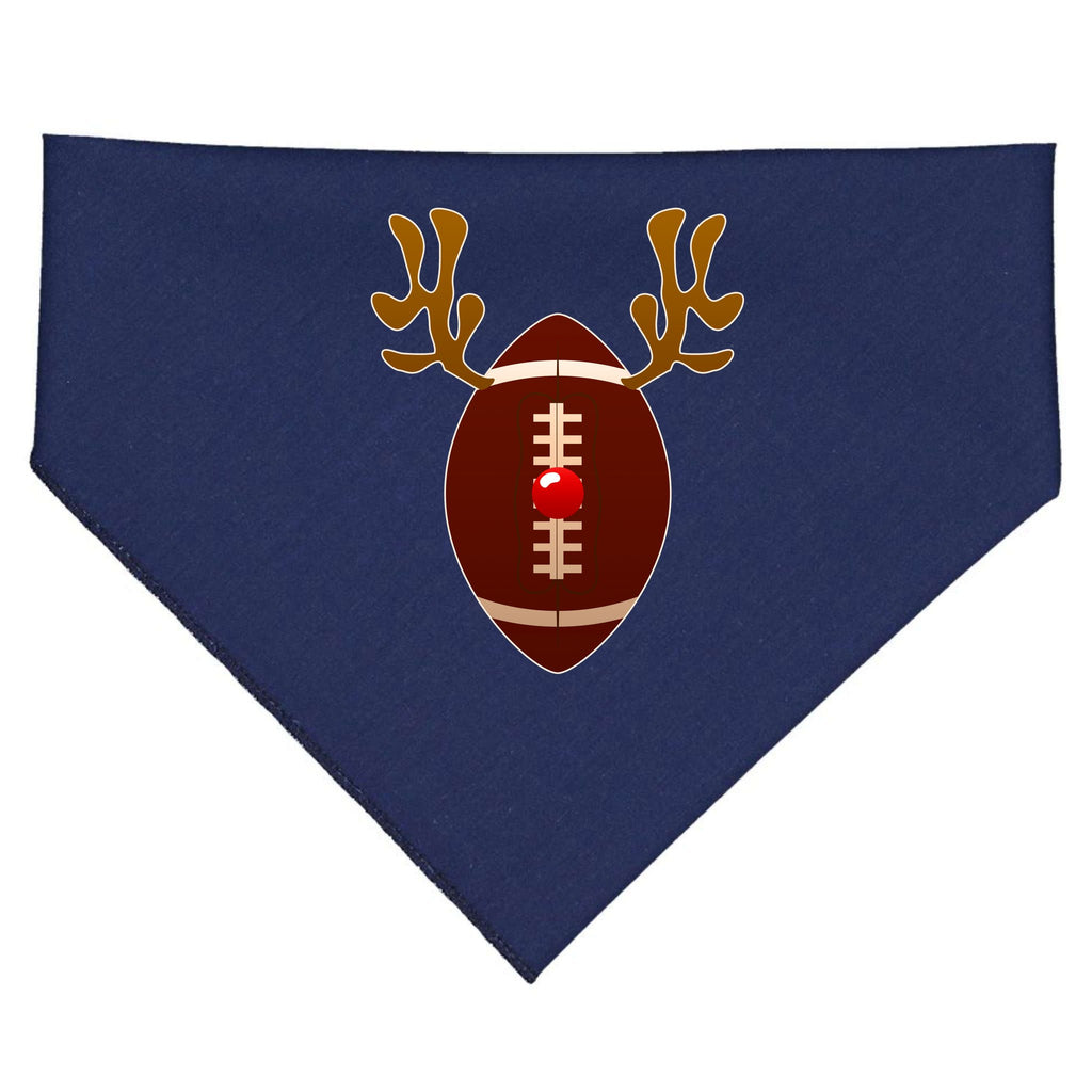 Christmas Football Reindeer  USA-Made Doggie Bandana