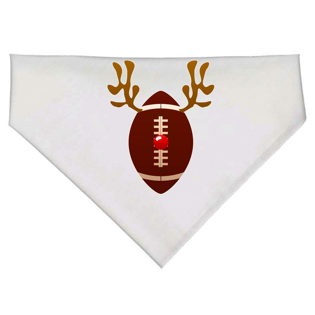 Christmas Football Reindeer  USA-Made Doggie Bandana