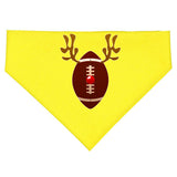 Christmas Football Reindeer  USA-Made Doggie Bandana