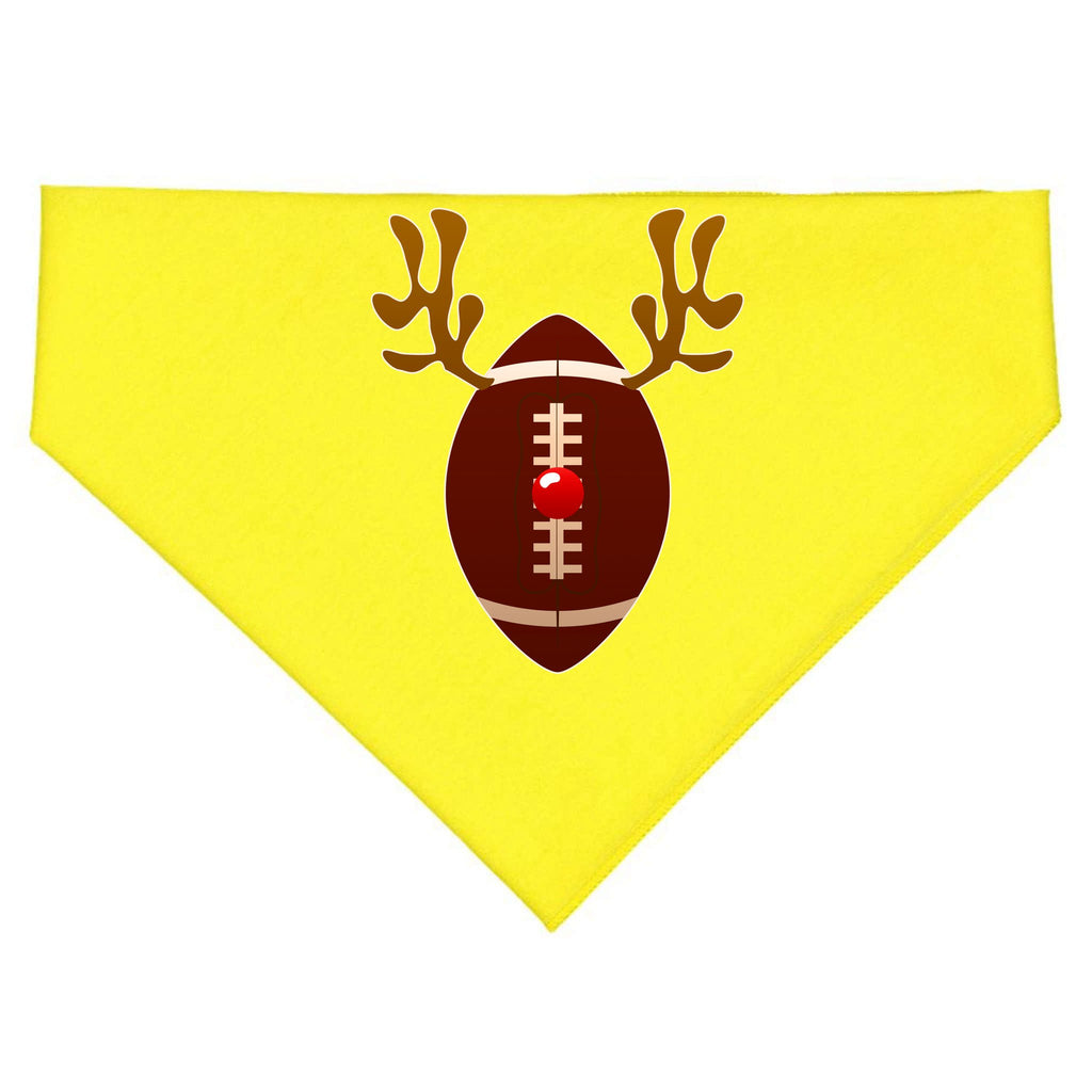 Christmas Football Reindeer  USA-Made Doggie Bandana