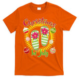 Christmas In July Summer Flip Flops T-Shirt