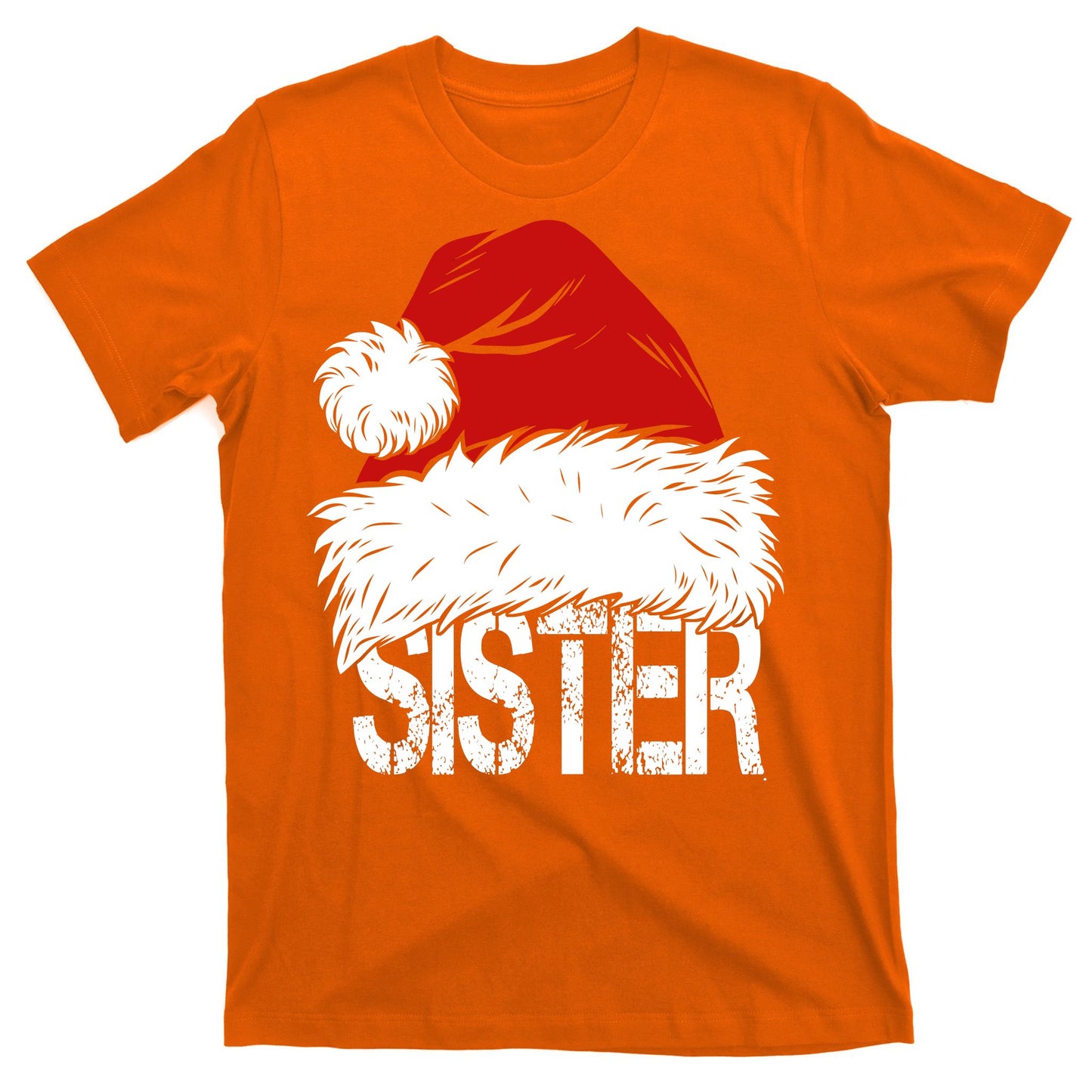 Christmas Santa Hat Sister T-Shirt