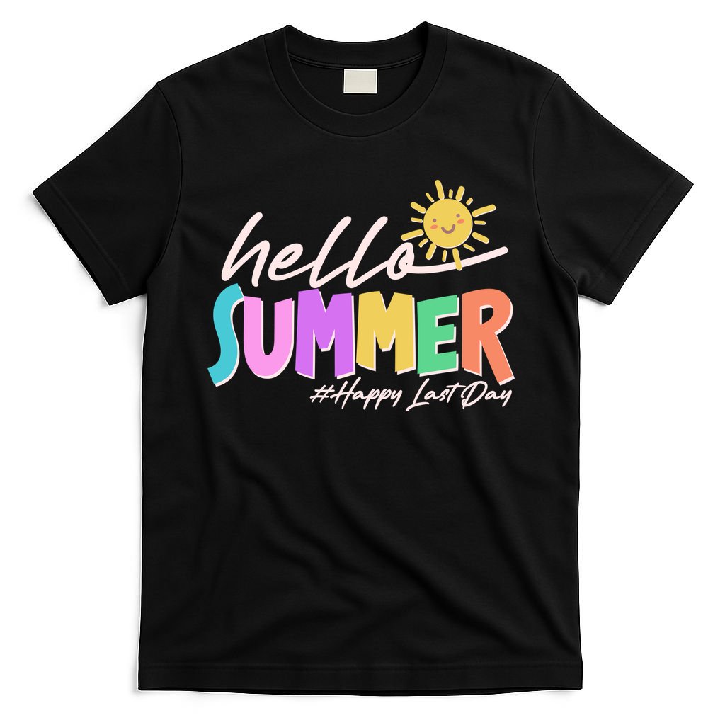 Cute Hello Summer #Happy Last Day T-Shirt