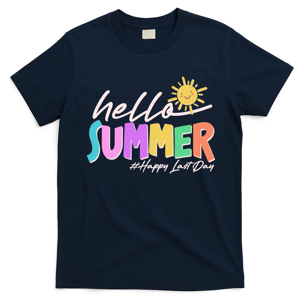 Cute Hello Summer #Happy Last Day T-Shirt