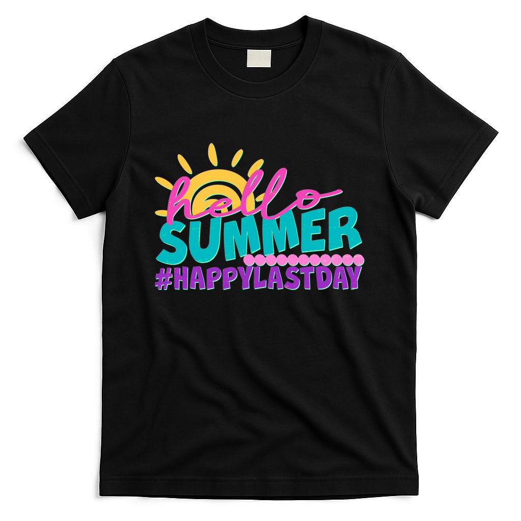 Cute Hello Summer #Happy Last Day T-Shirt