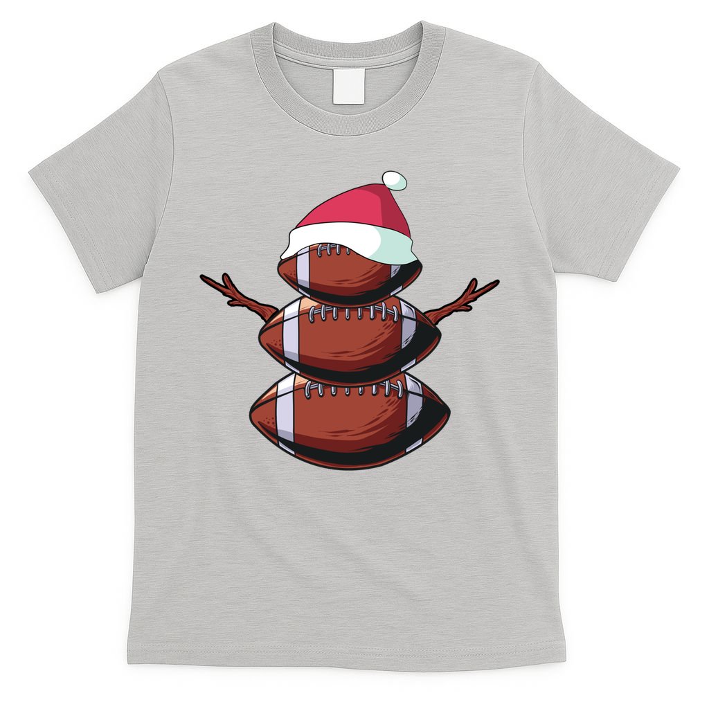 Christmas In July Summer Football Snow Gift T-Shirt