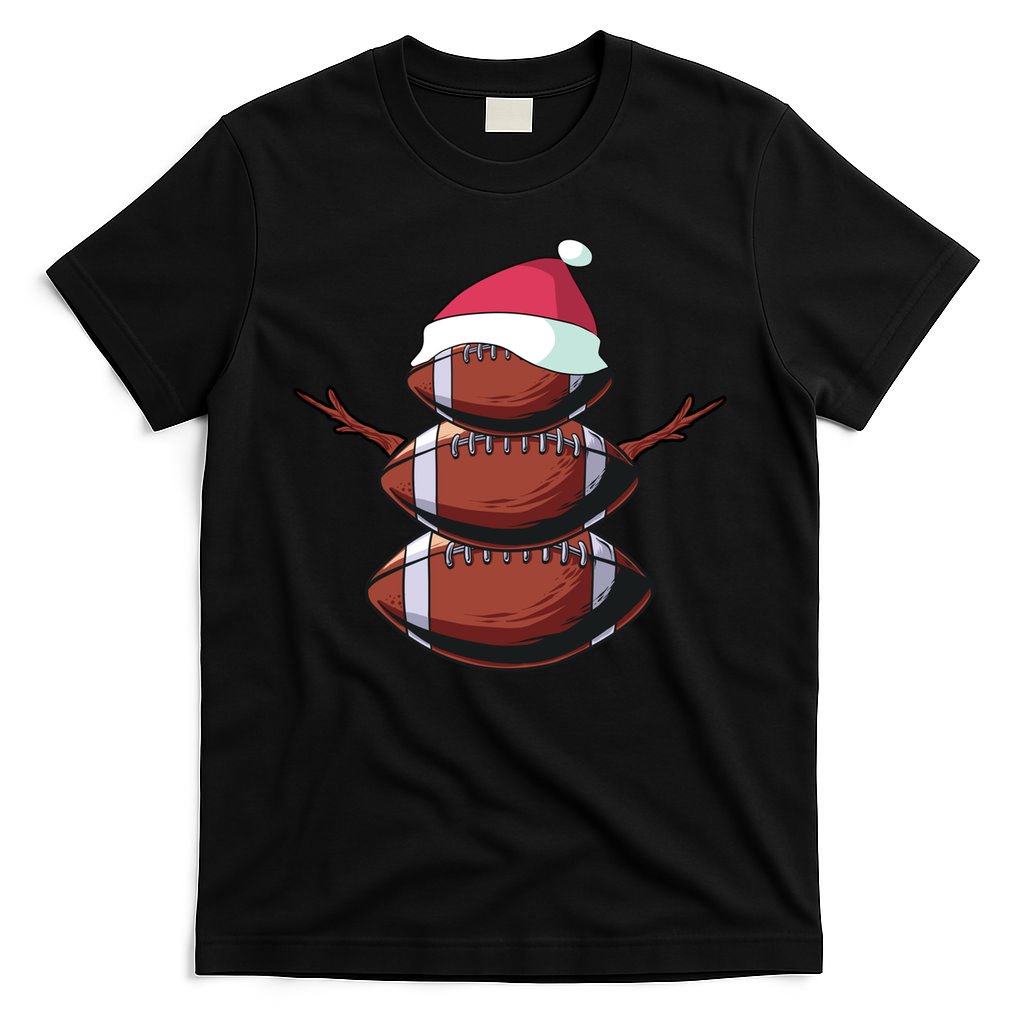 Christmas In July Summer Football Snow Gift T-Shirt