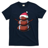Christmas In July Summer Football Snow Gift T-Shirt