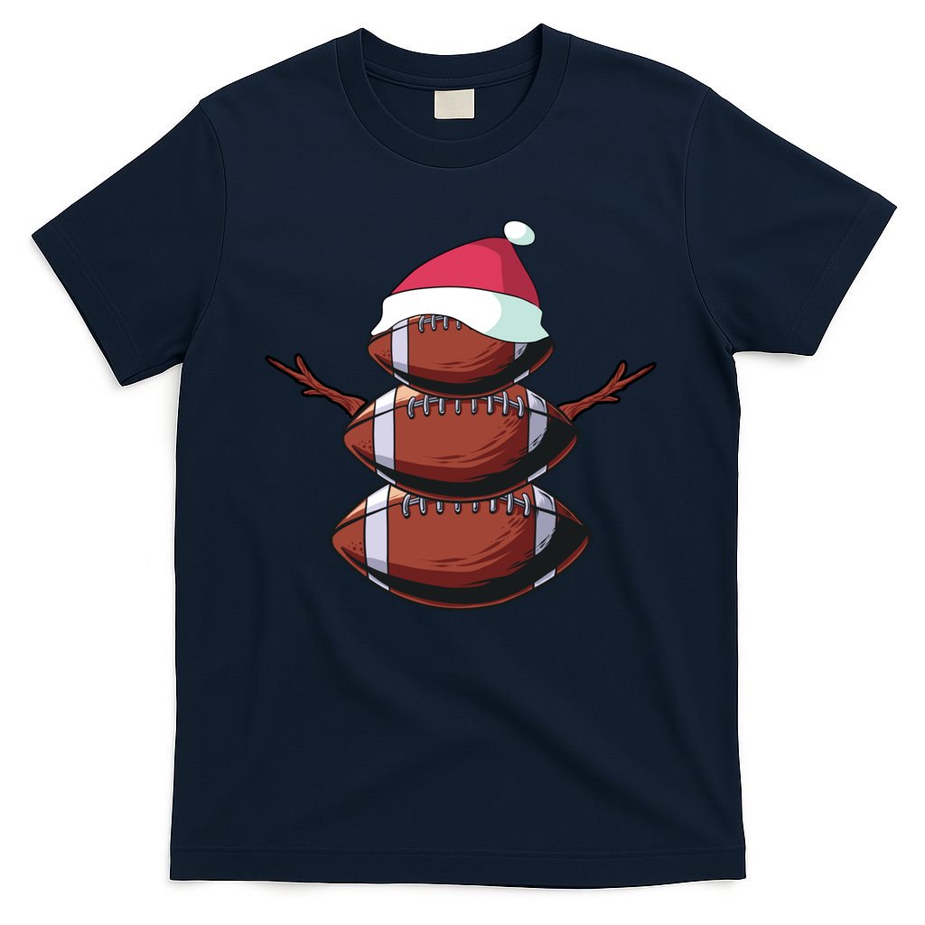 Christmas In July Summer Football Snow Gift T-Shirt
