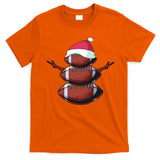 Christmas In July Summer Football Snow Gift T-Shirt