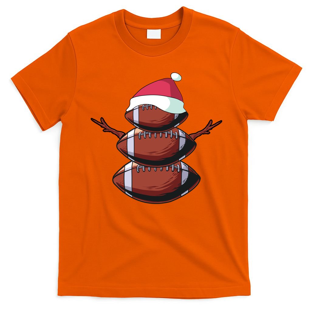 Christmas In July Summer Football Snow Gift T-Shirt