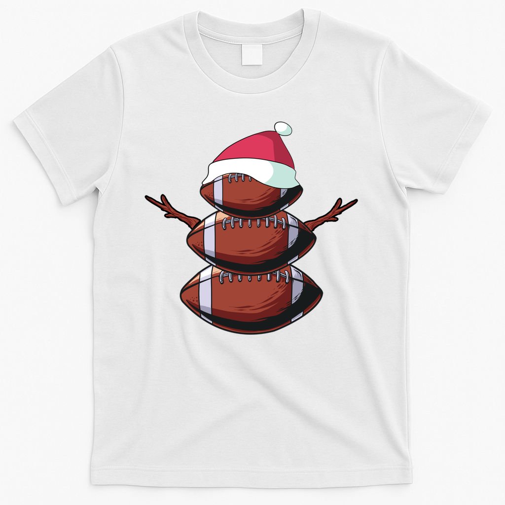 Christmas In July Summer Football Snow Gift T-Shirt