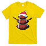 Christmas In July Summer Football Snow Gift T-Shirt