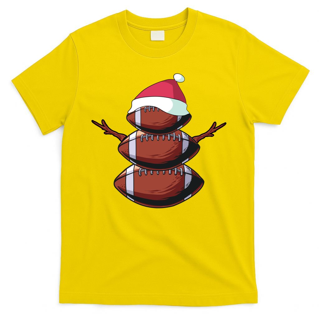 Christmas In July Summer Football Snow Gift T-Shirt