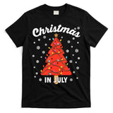 Christmas In July Watermelon Popsicle Tree Summer Xmas Party T-Shirt
