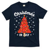 Christmas In July Watermelon Popsicle Tree Summer Xmas Party T-Shirt