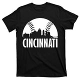 Cincinnati Baseball Skyline T-Shirt