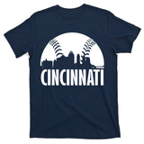 Cincinnati Baseball Skyline T-Shirt