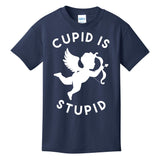 Cupid Is Stupid Anti Valentine Kids T-Shirt