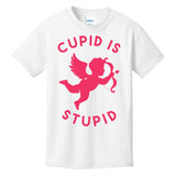 Cupid Is Stupid Anti Valentine Kids T-Shirt