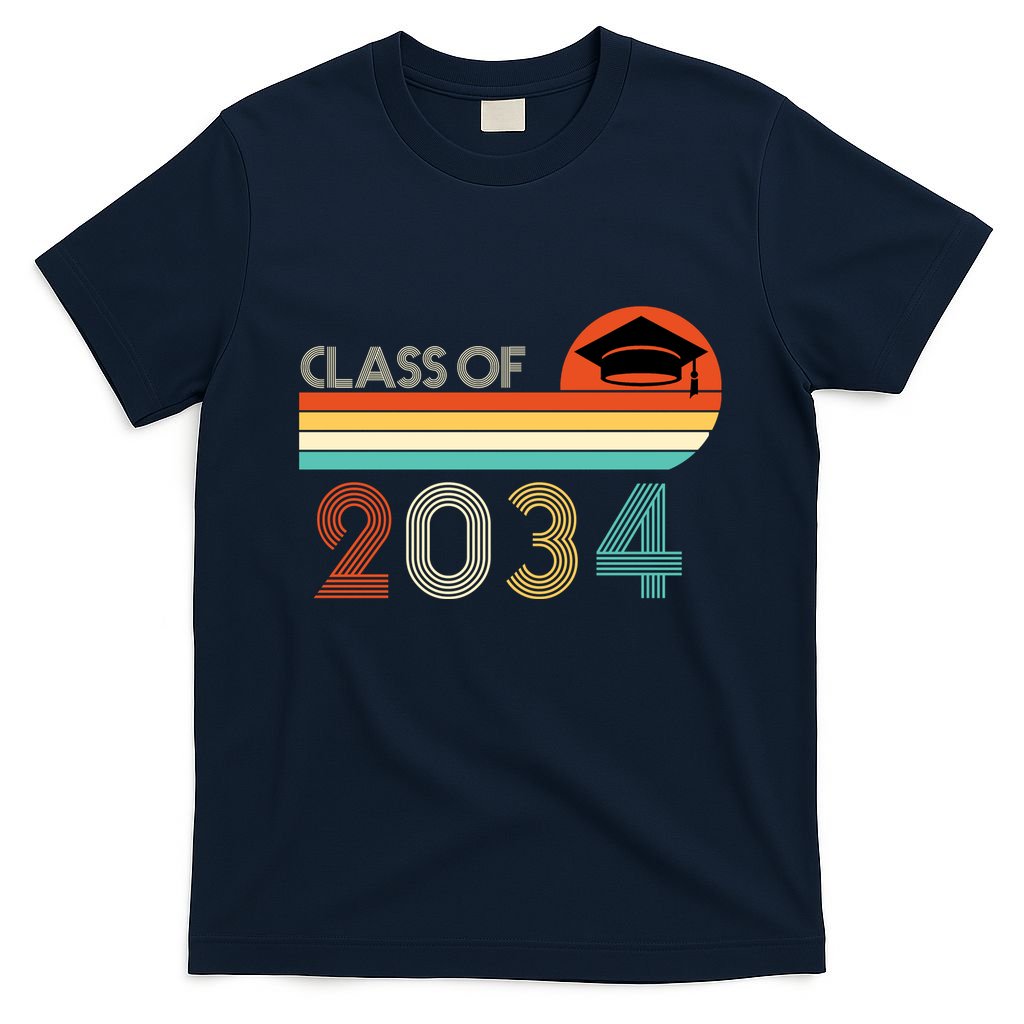 Class Of 2034 Grow With Me Pre-K Graduate Vintage T-Shirt