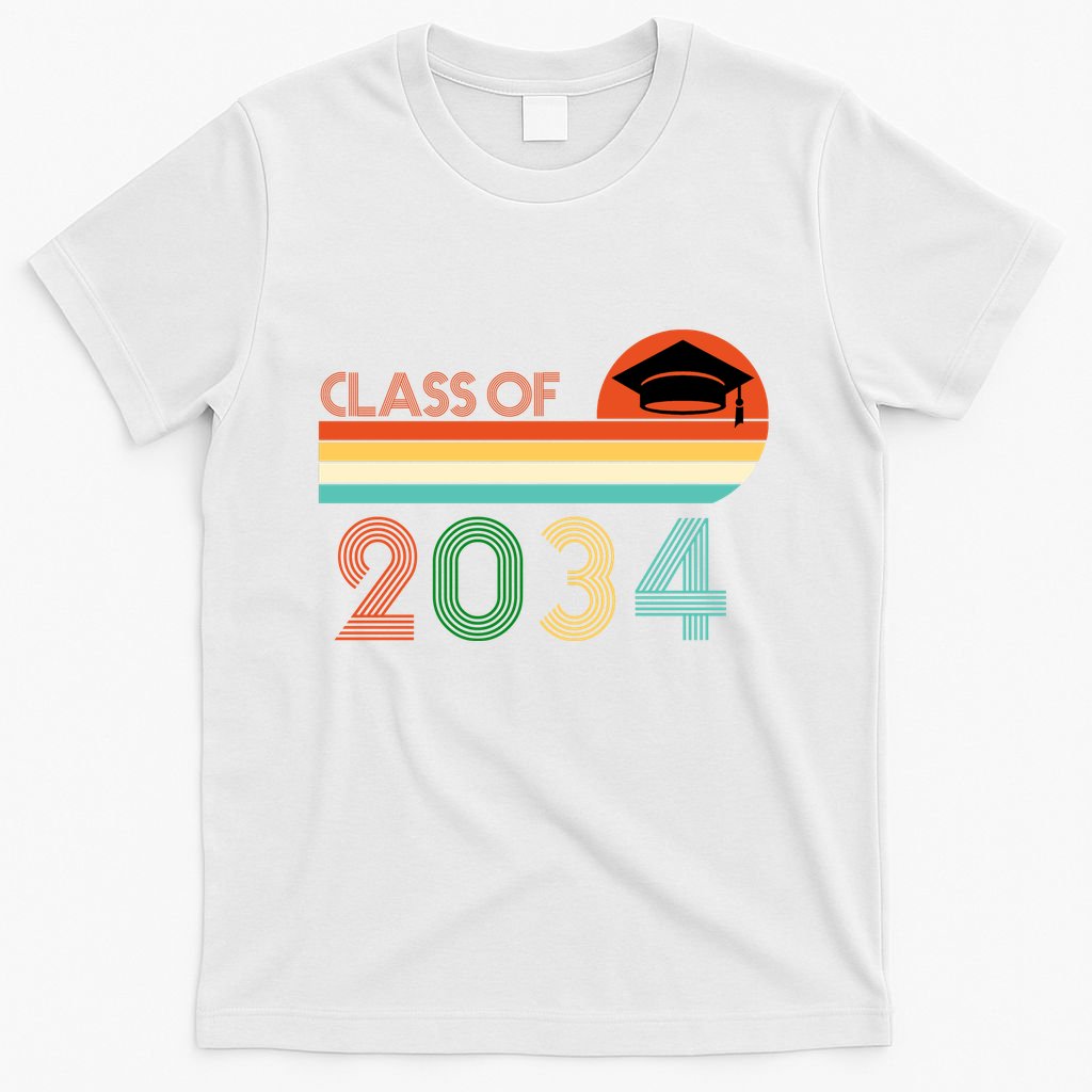 Class Of 2034 Grow With Me Pre-K Graduate Vintage T-Shirt