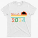 Class Of 2034 Grow With Me Pre-K Graduate Vintage T-Shirt