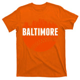 Classic Baltimore Skyline Baseball  T-Shirt