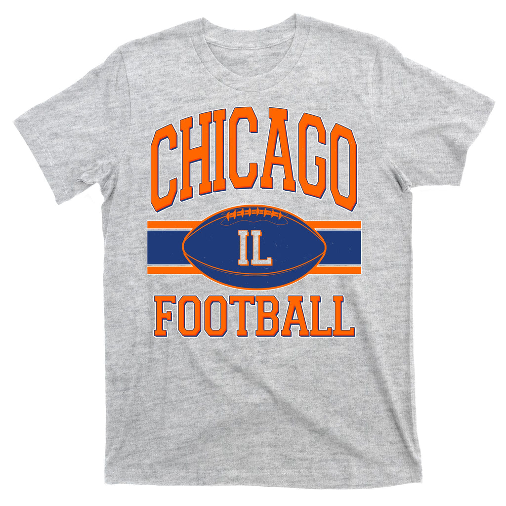 Classic Chicago IL Football Fan Logo T-Shirt