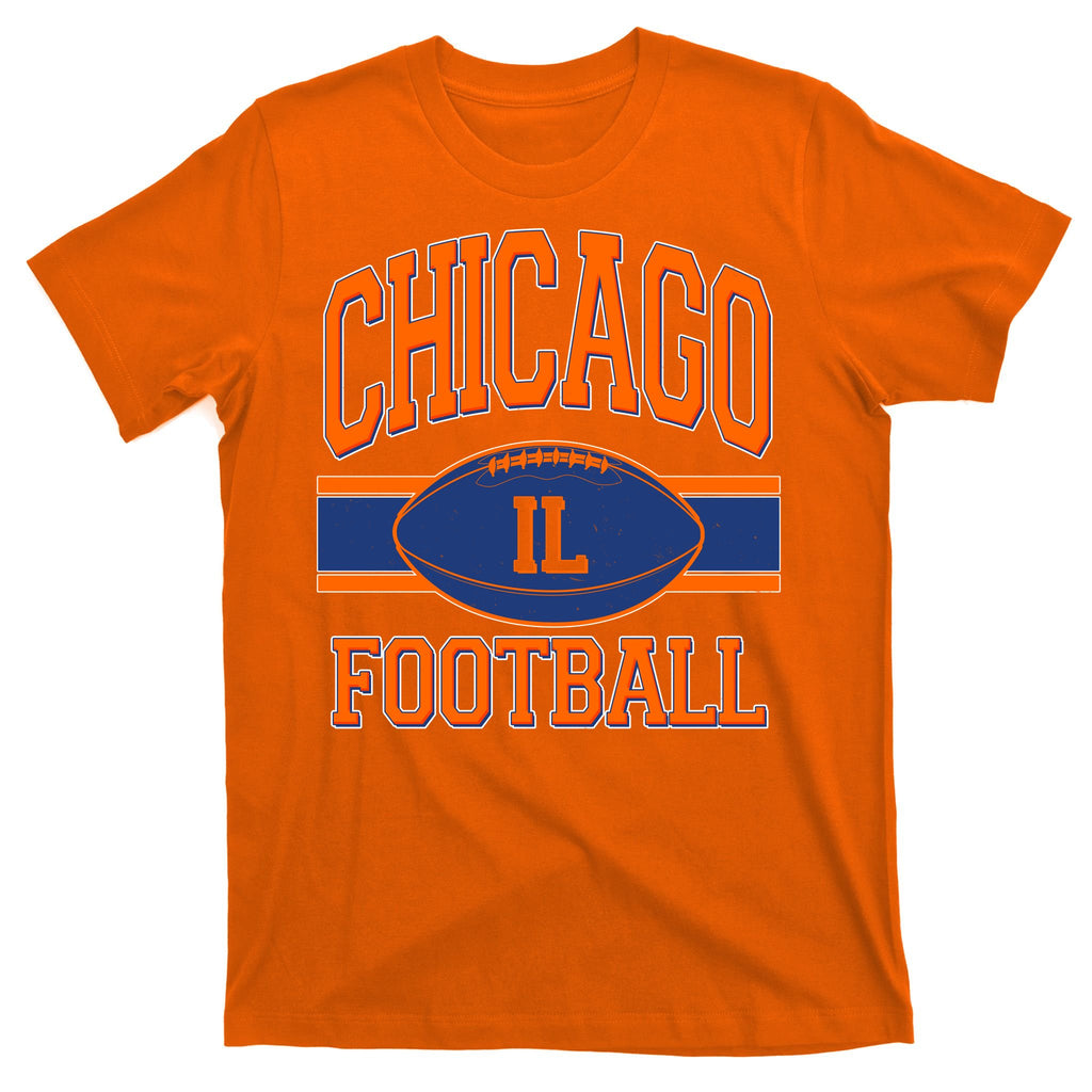 Classic Chicago IL Football Fan Logo T-Shirt