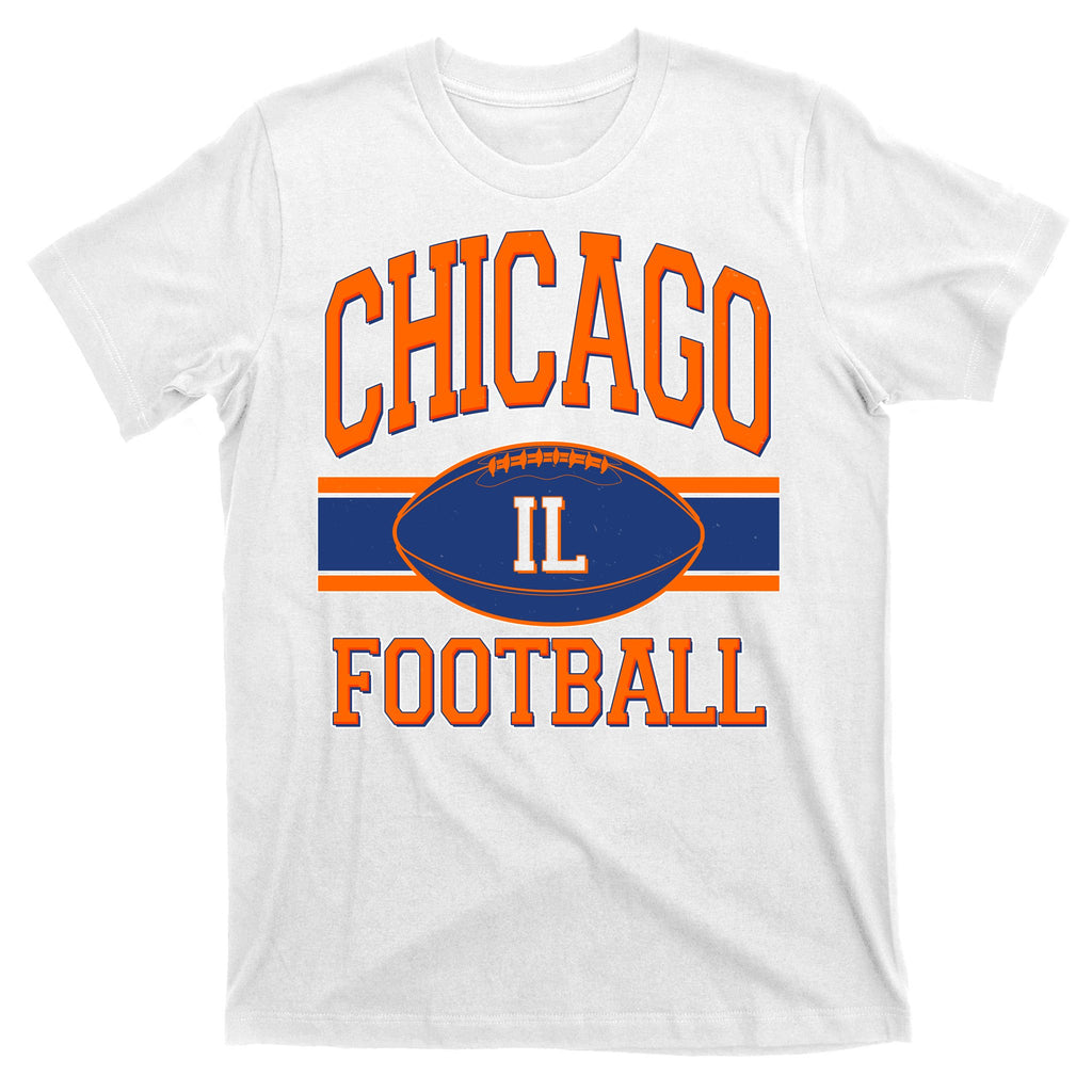 Classic Chicago IL Football Fan Logo T-Shirt