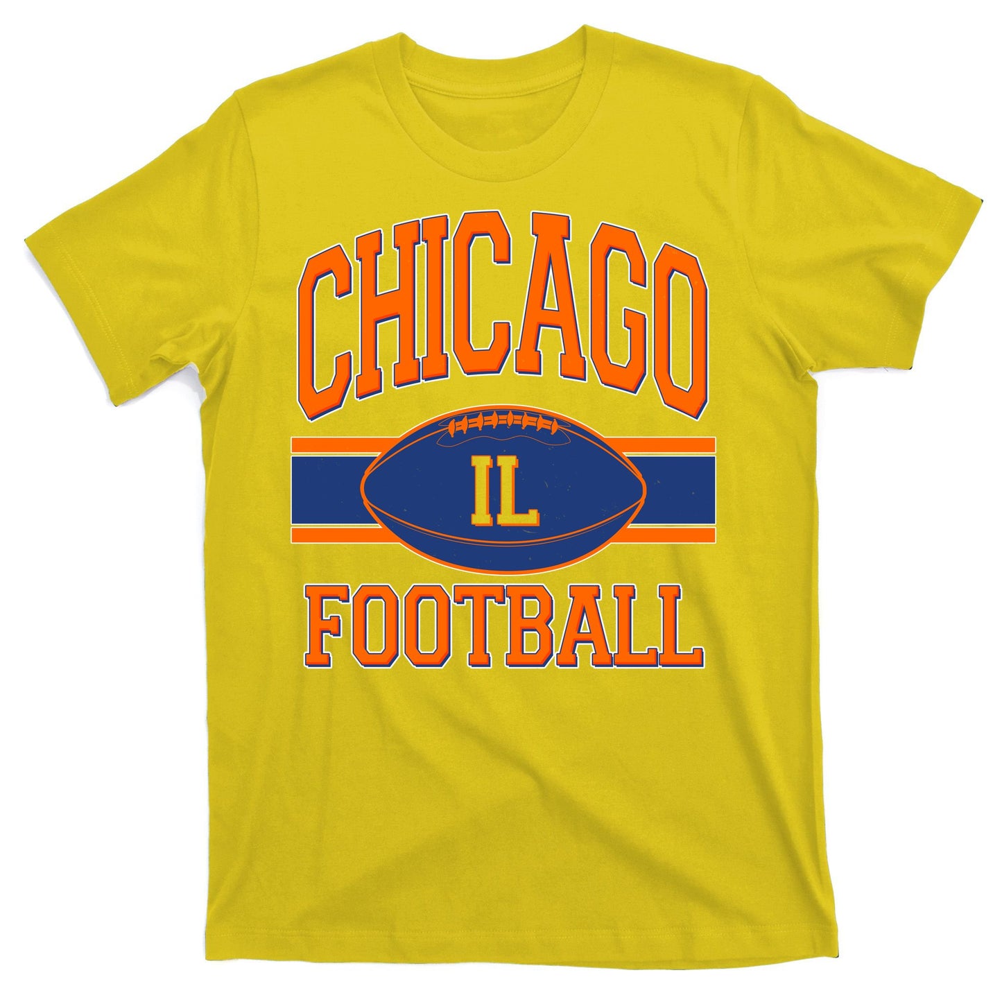 Classic Chicago IL Football Fan Logo T-Shirt