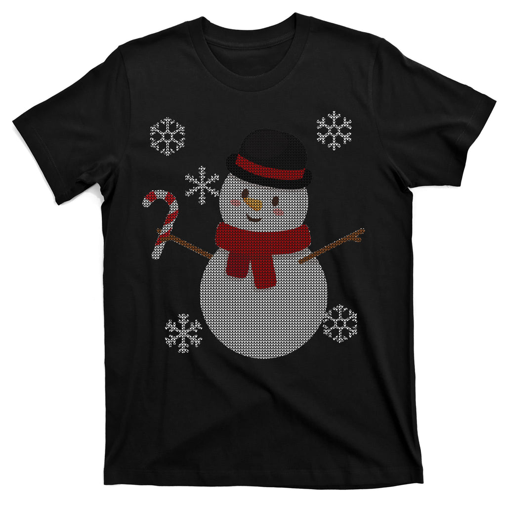 Classic Snowman Ugly Christmas T-Shirt