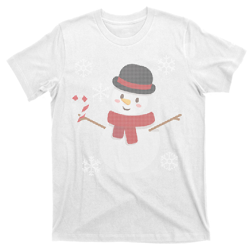 Classic Snowman Ugly Christmas T-Shirt