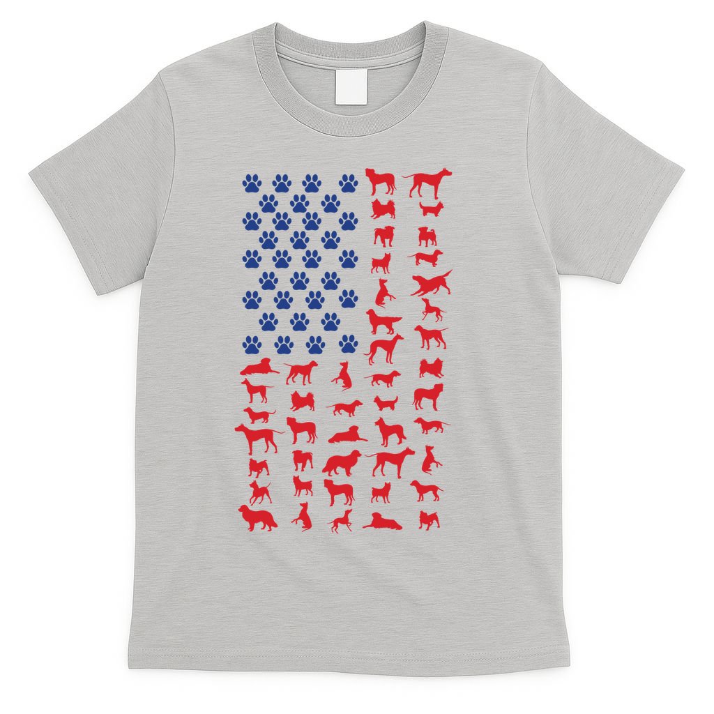 Dog Flag Usa T-Shirt