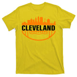 Cleveland Football Skyline City Logo T-Shirt