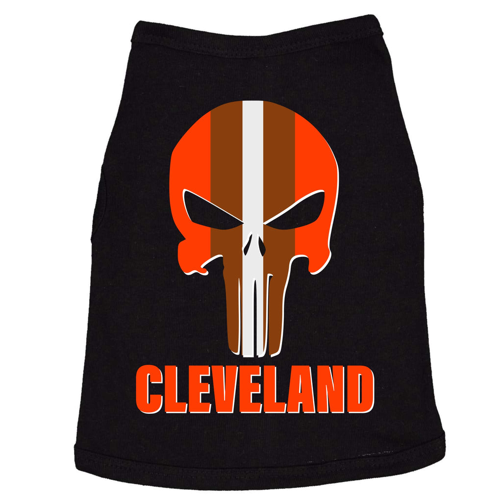 Cleveland Skull Football Doggie Tank