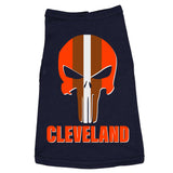 Cleveland Skull Football Doggie Tank